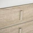 thumbnail image 5 of SAFAVIEH Kefton Mid-Century Scandinavian 2-Drawer Cabinet, White/Oak, 5 of 5