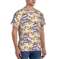 thumbnail image 2 of Vsdgher Snake Print Men's Dry Fit Mesh Athletic Shirts Moisture Wicking Tennis T-Shirt Tops, 2 of 9