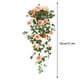 thumbnail image 3 of Rosa Artificial de Imitación de 95 Cm | Rosas Artificiales de Plástico con Pétalos En Capas | Planta Decorativa Flexible para Cubrir Conductos de Techo de Sala de Estar | Guirnalda Floral Artificial, 3 of 5