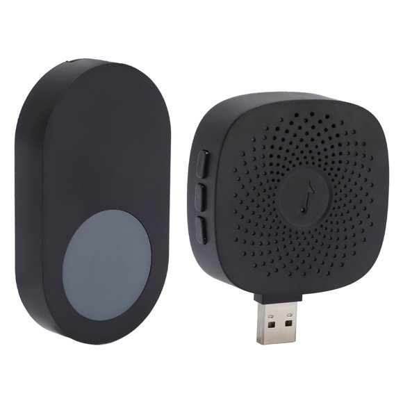 Ringer Wireless Doorbell Rain Proof Accurate Control 38 Melodies Portable USB Door Bell Ringer for Home