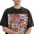 thumbnail image 2 of Spider-Man Vintage Washed Drop Shoulder Short Sleeve T-Shirt - Iron On, 2 of 7