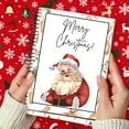 thumbnail image 4 of Christmas Gift Card Book, 5x7 Inch Personalized Card booklet for Merry Christmas, Spiral Bound Holder to Organize Greeting Cards from Family Friends,Space for up to 18 Ideal Xmas Gift（Santa Claus）, 4 of 14