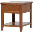 thumbnail image 2 of American Heartland 43313DK Oak End Table with 1 Drawer, Dark, 2 of 3