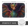 thumbnail image 2 of Pofeuu Whimsical Dragon Color Cool Print Flannel Doormats Rug16"x24"Rug Washable Doormats Indoor Outdoor Rugs for Layered Front Door Mats, Porch, Kitchen, Entryway, 2 of 7