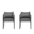 thumbnail image 1 of Ilios Innova | 2 Sillas Acojinadas de Exterior para Jardín con Cojines Lavables, Estructura Metálica Negra y Tela de Poliéster Resistente, Diseño Moderno y Cómodo, Ideal para Terraza o Balcón., 1 of 9