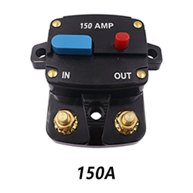 Practical Circuit Breaker Fuse Inverter Waterproof Overload The circuit breaker Protection Convenient Fuse Holder Auto Car Marine Boat 150A