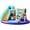 B-Multicolor, variant on CIPACHO 10 in 1 Inflatable Slide Water Park with Splash Pool, Water Gun, Basketball, Climbing Wall, Dual Pools, Soccer and Blower