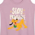 thumbnail image 3 of Disney Classics - Cats & Dogs - Stay Pawsitive - Women's Racerback Tank Top, 3 of 5