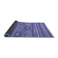 thumbnail image 2 of Ahgly Company Indoor Rectangle Abstract Blue Modern Area Rugs, 6' x 9', 2 of 4