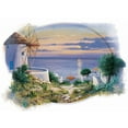 thumbnail image 2 of Motz, Peter 24x19 White Modern Wood Framed Museum Art Print Titled - A window to paradise I, 2 of 4
