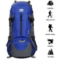 thumbnail image 2 of Mochila Esup para Camping y Senderismo 50L con Funda Impermeable para Hombre Azul, 2 of 7