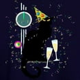 thumbnail image 3 of CafePress - Chat Noir New Years Part - Pullover Hoodie, Classic & Comfortable Hooded Sweatshirt, 3 of 4