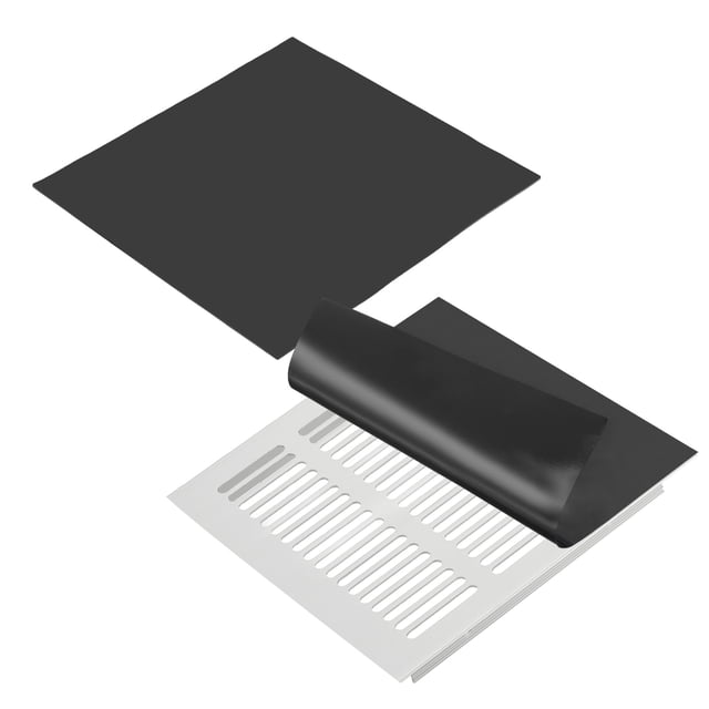 Cubierta Magnética de Ventilación Uxcell, Cubierta de Registros de Aire de Piso y Pared, Bloqueador de Ventilación Magnético para Hogar RV HVAC Chimenea Horno Negro 13.7 " x 13.7 "