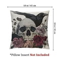 thumbnail image 4 of Happy Halloween Pillowcase, Cushion Case, CustomThrow Pillow Cover with Hidden Zipper, Flower Pillow Cases Decor for Sofa Bedroom Car Couch, 4 of 7