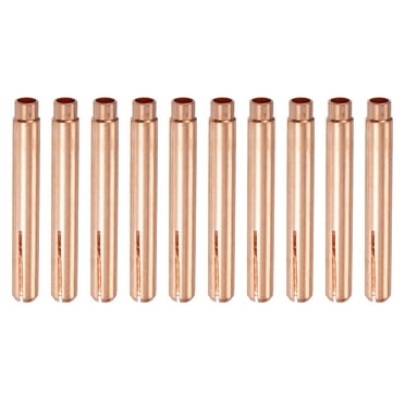 Uxcell 10pcs 13N23L TIG Welding Collet 3/32" (2.4mm) Copper Tungsten Electrode Collet Tips