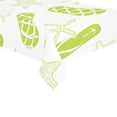 thumbnail image 1 of BSDHOME Anchor Ocean Starfish Flip Flops Cotton Linen Tablecloth Sets 60x120 Inches - Sea Shell Beach Pearl Waves Desk Sofa Table Cloth Cover for Wedding Party Decor, 1 of 5