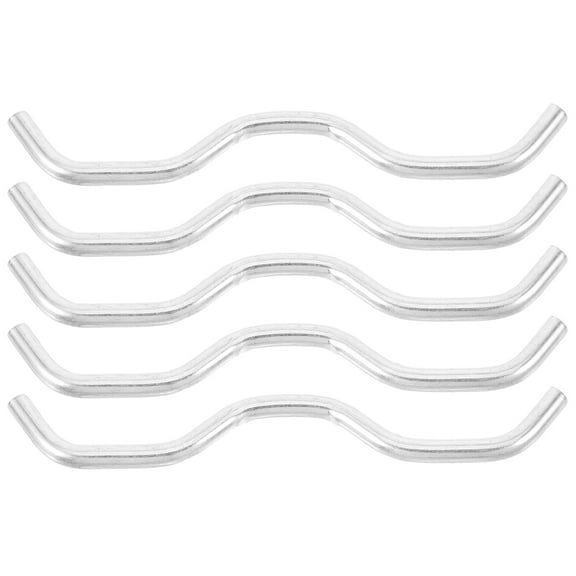 GUIYONG 10pcs Heavy Duty Trampoline Accessory Set with W Hook Galvanized Steel Rod Wire Connectors for Trampoline Replacement Parts Durable Springs