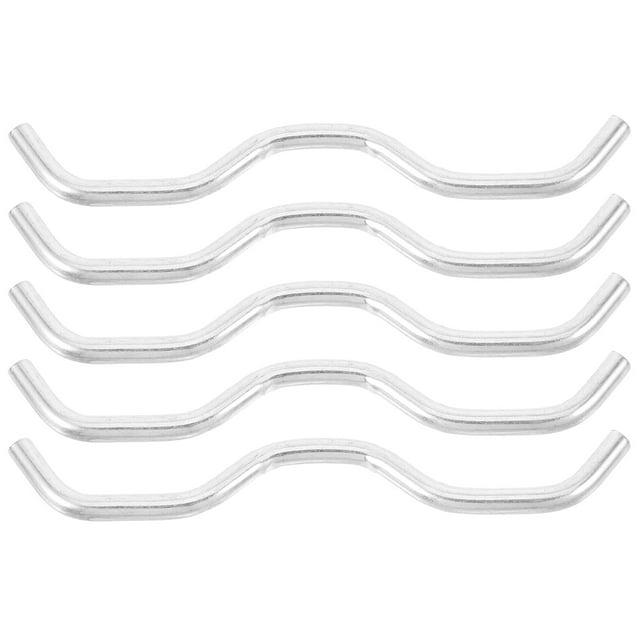 5 Pcs Crochet Courbé Argenté Connecteur de Trampoline pour Utilisation sur Trampoline
