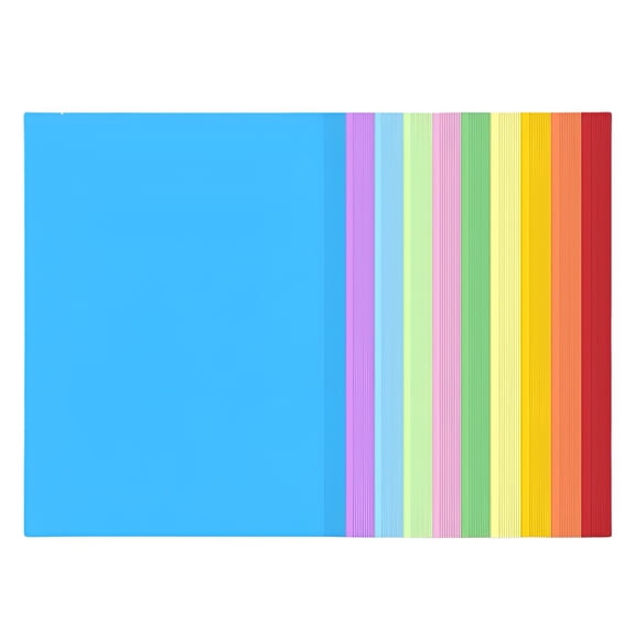 CCOCC 10-Color A4 Copy Paper,Multi-Colored Printing Paper,Vibrant A4 Paper for Printing,Copying,and Crafting,Bright Colored Printer Paper
