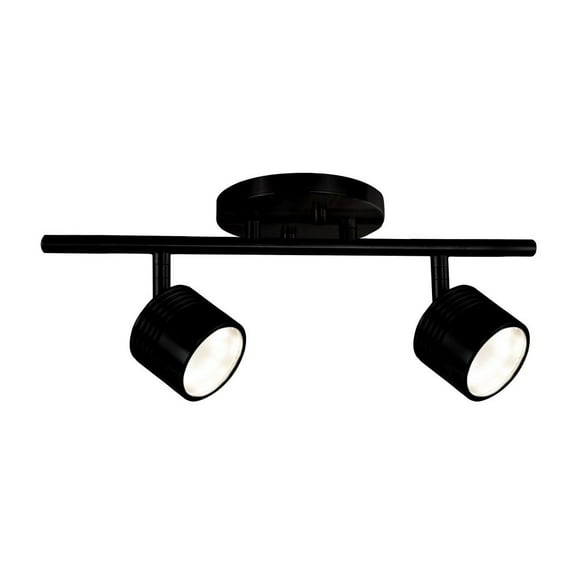 Kuzco Lighting Tr10015 Lyra 2 Light 5" Wide Led Fixed Rail Ceiling Fixture - Black
