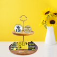 thumbnail image 4 of Set of 12 Bee Wooden Sign Tiered Tray Decor , Bumble Bee Wood Block Spring Summer Farmhouse Bee Home Kitchen Decor Self-Standing Display for Tray, Mantel, Bar, Shelf, 4 of 9