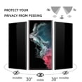 thumbnail image 6 of AISELAN [2 Pcs] 9H Hardness Anti-Scratch Anti-SPY Privacy Screen Protector Tempered Glass Compatible with Samsung Galaxy S22 Ultra 5G, 6 of 6