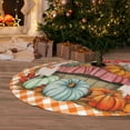 thumbnail image 3 of Fall Yall Farmhouse Thanksgiving Pumpkin Wood Kapok Sunflower 36 Inch Christmas Tree Skirt Carpet Mat Funny Party Soft Cover Mat Decor Supplies for Xmas Halloween Decorations Occasion Farmhouse, 3 of 6