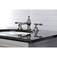 thumbnail image 4 of Kingston Brass KC7066TAL Tudor 8 in. Widespread Bathroom Faucet, Polished Nickel, 4 of 5