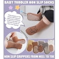 thumbnail image 3 of Baby Socks Toddlers Socks Baby Toddler Girls Boys Non Slip Grips Socks with Grippers Cotton Gifts Socks, 3 of 6