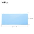 thumbnail image 2 of Uxcell Clear Fog A6 Paper Document Bill Pouch Zipper File Bags, Blue 10 Pack, 2 of 5