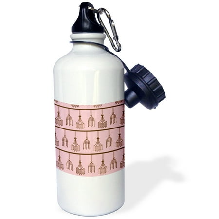 

Pink and Brown Chandeliers Glamour Chic Art 21 oz Sports Water Bottle wb-63492-1