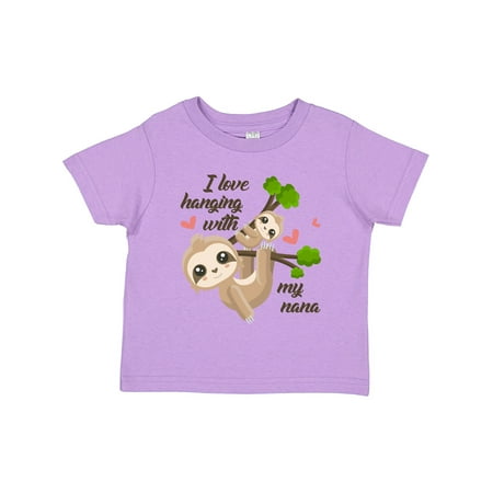 

Inktastic Hanging with My Nana Gift Toddler Boy or Toddler Girl T-Shirt