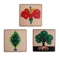thumbnail image 2 of Rompecabezas Montessori 3 BLESIY Juguetes de Educación Temprana Material de botánica Montessori, 2 of 8