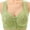 A-Green29, variant on Daisy Bras For Older Women Front Closure Soft Comfortable Wireless Bra Supportive Seamless Everyday Wear Bralette