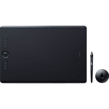 Open Box Wacom PTH860 Intuos Pro Digital Graphic Drawing Tablet for Mac or PC, Large, Black