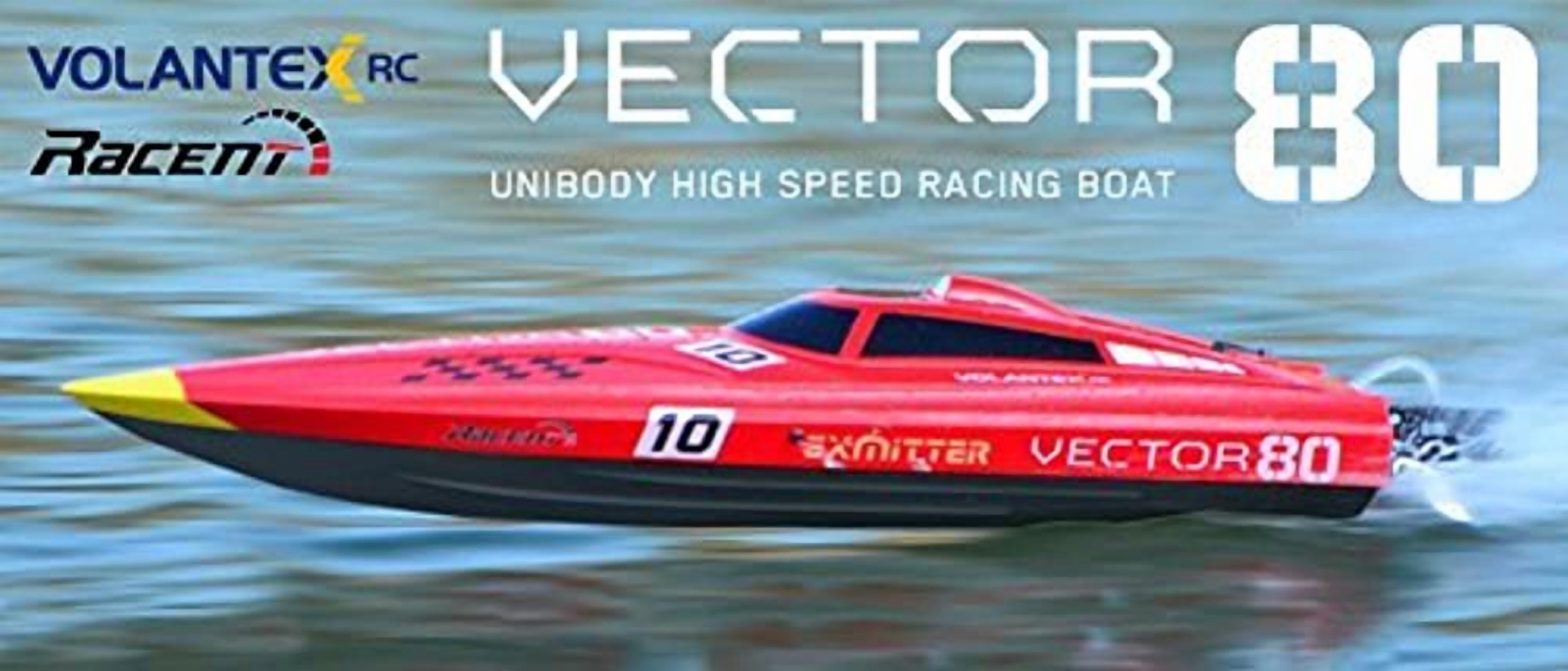 FMTStore 2 4Ghz Radio Control Control Vector 80 cm Super High Speed Race Boat ABS Unibody RC ARTR w ESC Brushless Motor v798 1