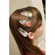 Squishmallow Confetti Unisex Confetti Hair Snaps for Most All Hair Types