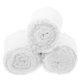 thumbnail image 3 of White Polyester Decorative Fringe Ribbon for Wedding Bouquet and Gift Wrapping 3 Rolls, 3 of 4