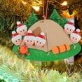thumbnail image 4 of Árbol De Navidad Familiar Personalizado, Colgantes De Resina De Navidad, Decoraciones Navideñas, Regalo De Invierno Methold HA043209-04, 4 of 6