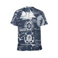 thumbnail image 5 of OUSIMEN Men's short-sleeved printed T-shirt, 5 of 7