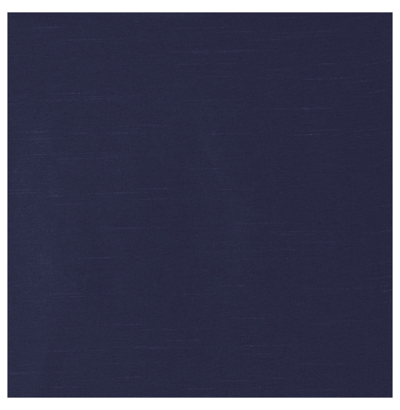 Lightweight Faux Silk Valance With Beads Navy 50x26"