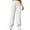 White, variant on Lindreshi Leggings for Women Plus Size Fashion Women's Casual Waist Loose Long Pants Keep Warm Solid Length Pants