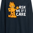 thumbnail image 3 of Garfield - Ask Me If I Care - Men's Long Sleeve T-Shirt, 3 of 5