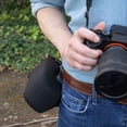 thumbnail image 6 of USA Gear Neoprene Camera Sleeve (Large) for Mid-Size SLRs with Zipper Pocket & Belt Loop (Black), 6 of 9