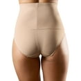 thumbnail image 3 of Underworks High-Waisted Compression Shapewear Panty - Nude - 2XLarge, 3 of 5
