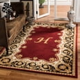 thumbnail image 2 of SAFAVIEH Naples Victoria Floral Wool Area Rug, Maroon/Beige, 3' x 5', 2 of 5