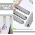 thumbnail image 5 of Raindrops 5pcs Over The Door Towel Hanger Shower Towel Hook Double Sides Shower Towel Hanger, 5 of 8
