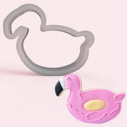 2PK Flamingo Pool Float 3.75" Cookie Cutter