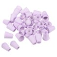 thumbnail image 1 of Unique Bargains Light Purple Bell End Stopper Cord Rope Lock for Drawstring Bag, 20 Pack, 1 of 5