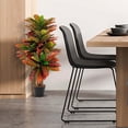 thumbnail image 4 of Costway Artificial Croton Plant 40" Tall Faux Fiddle Leaf fig Tree Fake Croton Palm Tree, 4 of 9